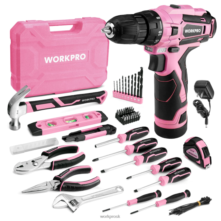 WORKPRO108-dielna sada prenosného náradia s elektrickou vŕtačkou B2HZ173 nástroj