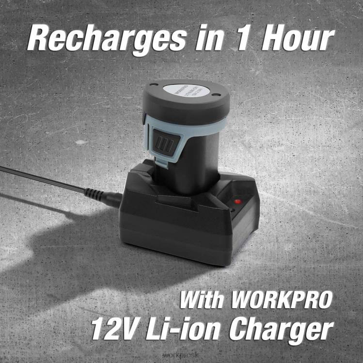 WORKPRO12V 2,0ah lítium-iónová batéria B2HZ224 nástroj