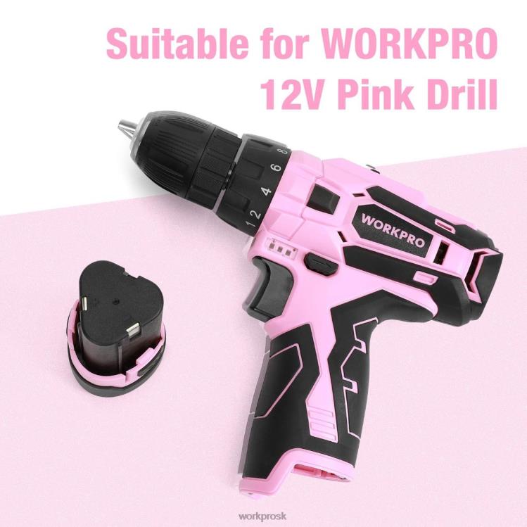 WORKPRO12V lítium-iónová náhradná batéria pre 12V akumulátorový skrutkovač B2HZ223 nástroj