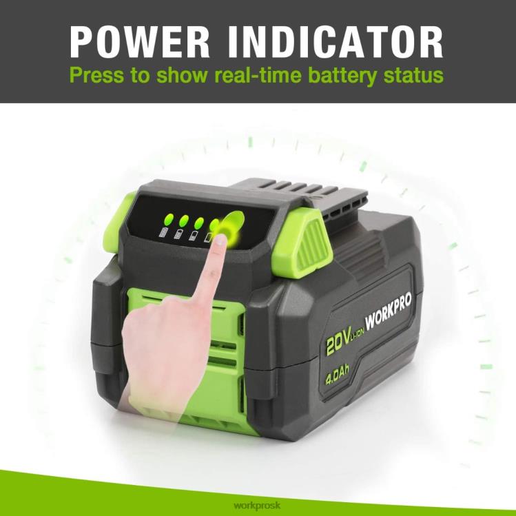 WORKPRO20V 4,0ah lítium-iónová batéria B2HZ217 nástroj
