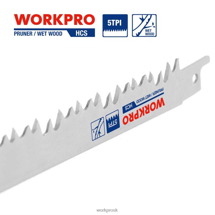 WORKPRO5 ks súprava 9-palcových pílových listov na prerezávanie dreva B2HZ208 nástroj