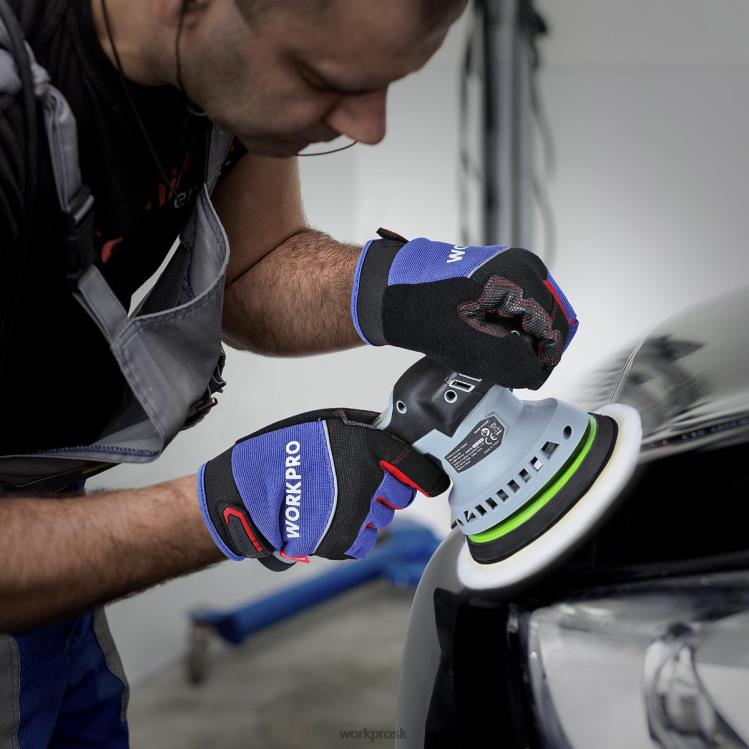 WORKPRO6-palcová dvojčinná akumulátorová leštička do auta s 2 ks 12V nabíjateľnej batérie B2HZ238 nástroj