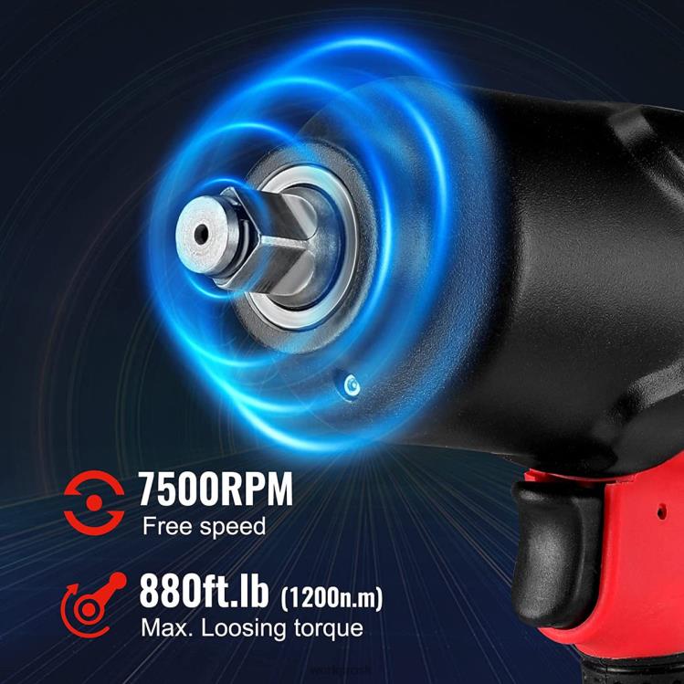 WORKPROpohon vzduchový rázový uťahovák na výmenu pneumatík autoservis B2HZ189 nástroj