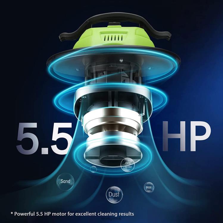 WORKPRO5,2 galónový vysávač popola, 5,5 špičkový vysávač popola s hepa filtrom B2HZ212 nástroj