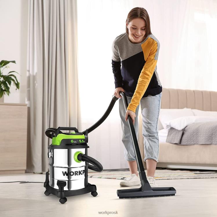 WORKPRO6 galónový vysávač na mokré/suché vysávanie s hepa filtrom, hadicou a príslušenstvom na zber prachu v domácnosti/na pracovisku B2HZ213 nástroj