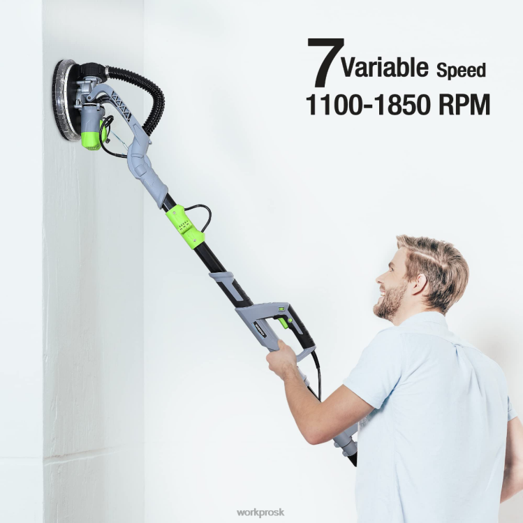 WORKPRO720W elektrická brúska na sadrokartón s vákuom B2HZ228 nástroj