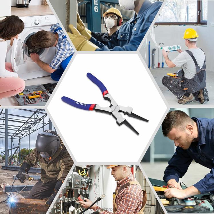 WORKPROzváracie kliešte, multifunkčné zváracie kliešte na cr-v oceľ B2HZ74 nástroj