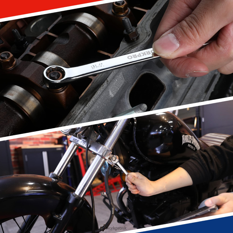 WORKPRO12 ks metrických 8-19 mm, prémiová sada okombinovaných kľúčov cr-v B2HZ95 nástroj