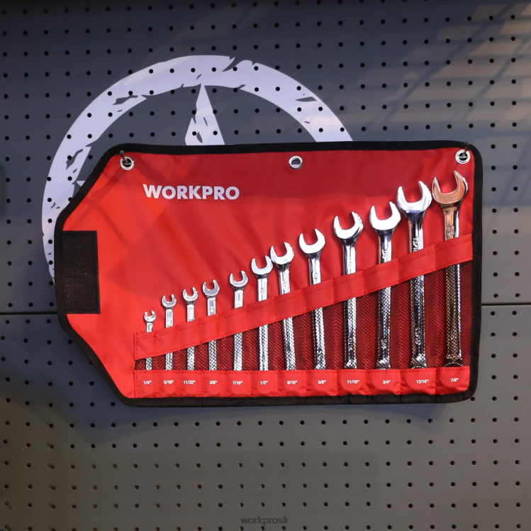 WORKPRO12 ks metrických 8-19 mm, prémiová sada okombinovaných kľúčov cr-v B2HZ95 nástroj