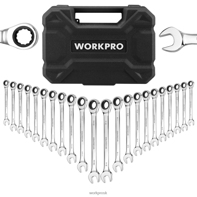 WORKPRO22-dielna sada račňových kombinovaných kľúčov B2HZ81 nástroj
