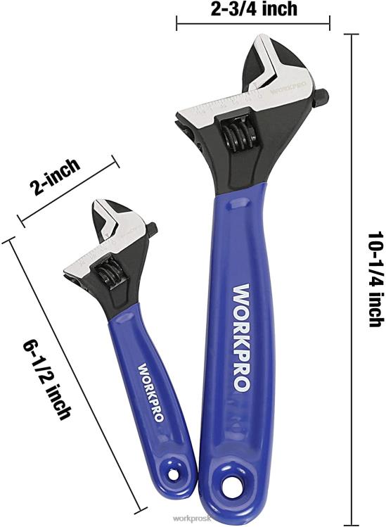WORKPRO2 ks sada nastaviteľných kľúčov pre domácu garážovú dielňu a kutilov B2HZ87 nástroj