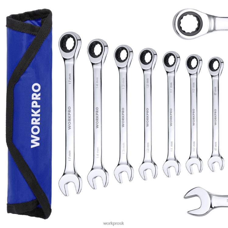 WORKPRO7-dielna sada račňových kombinovaných kľúčov B2HZ85 nástroj
