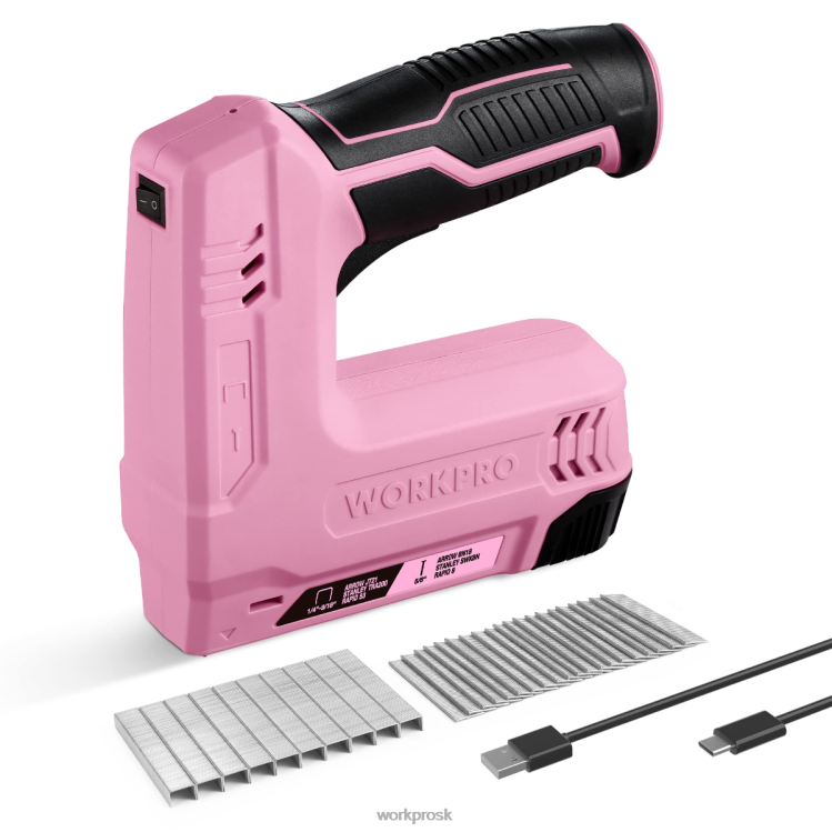 WORKPRO3,6 V 2,0 Ah batéria napájaná elektrická bezdrôtová zošívačka a nastreľovacia pištoľ 2 v 1 B2HZ265 nástroj