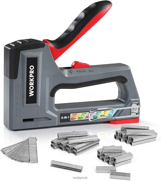 WORKPRO6-v-1 ručná klincovačka na čalúnenie zošívačka na klincovačky B2HZ59 nástroj