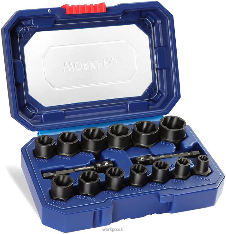 WORKPRO15 ks sada na odstraňovanie nárazových skrutiek a matíc B2HZ128 nástroj