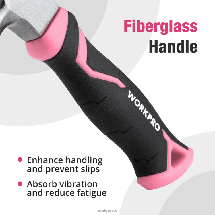 WORKPRO8 oz pazúrové kladivo s rukoväťou zo sklenených vlákien B2HZ254 nástroj