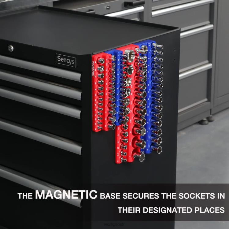 WORKPROSúprava magnetického organizéra zásuviek po 4 ks B2HZ134 nástroj