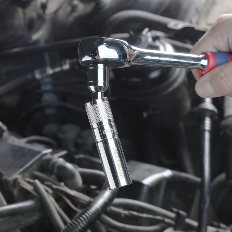 WORKPROmagnetická otočná zapaľovacia sviečka s tenkou zásuvkou B2HZ145 nástroj