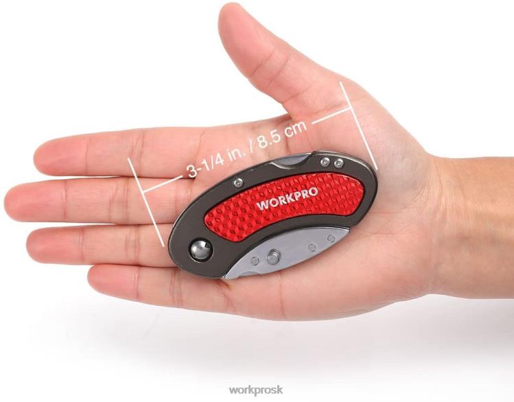 WORKPROsúprava skladacích úžitkových nožov s rýchlou výmenou čepele B2HZ42 nástroj