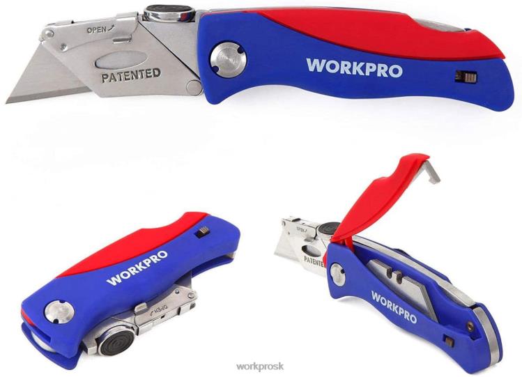 WORKPROskladací nôž rýchlo vymeniteľná krabicová rezačka B2HZ50 nástroj