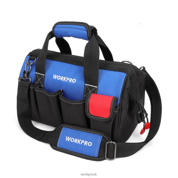 WORKPRO14-palcová taška na náradie, viacvreckový organizér na náradie s nastaviteľným ramenným popruhom B2HZ31 skladovanie