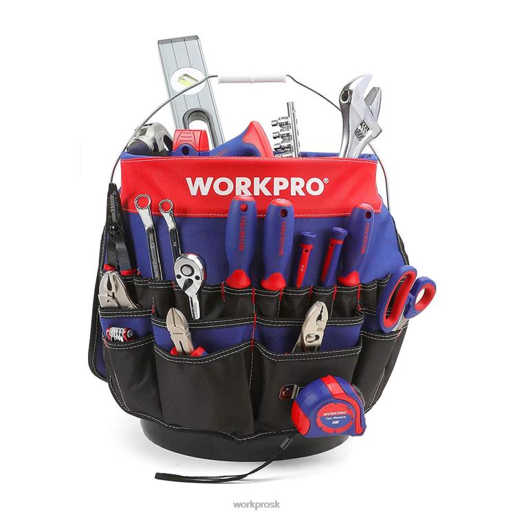 WORKPROvedierkový organizér na náradie s 51 vreckami (okrem náradia) B2HZ20 skladovanie