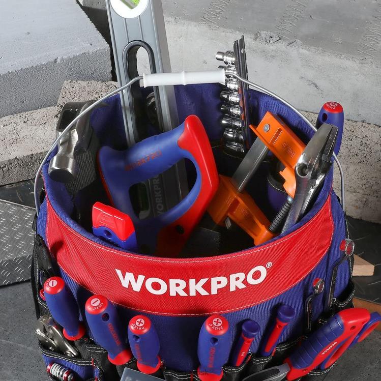 WORKPROvedierkový organizér na náradie s 51 vreckami (okrem náradia) B2HZ20 skladovanie