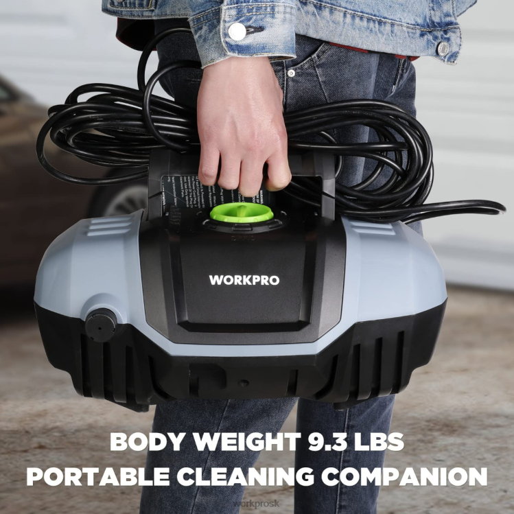 WORKPRO1900 max psi 1,8 gpm 12-ampérový kompaktný elektrický vysokotlakový čistič B2HZ299 nástroj