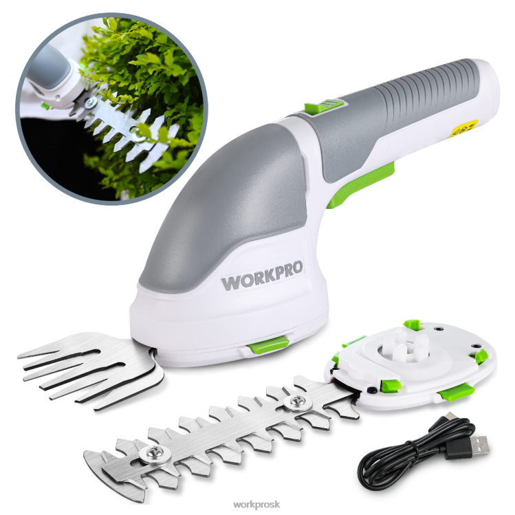 WORKPRO2 v 1 ručné 3,6 V elektrické akumulátorové nožnice na kroviny, nožnice na živý plot/rezačka na trávu B2HZ268 nástroj
