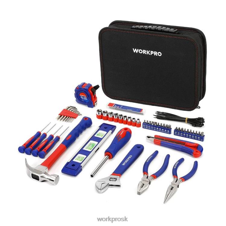 WORKPRO100 dielna súprava ručného náradia pre domácnosť so zásuvkou pre domácnosť s puzdrom na jednoduché prenášanie B2HZ304 nástroj