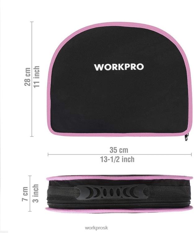 WORKPRO103-dielna súprava náradia s okrúhlym puzdrom na jednoduché prenášanie, ktoré je ideálne pre domácu údržbu B2HZ248 nástroj