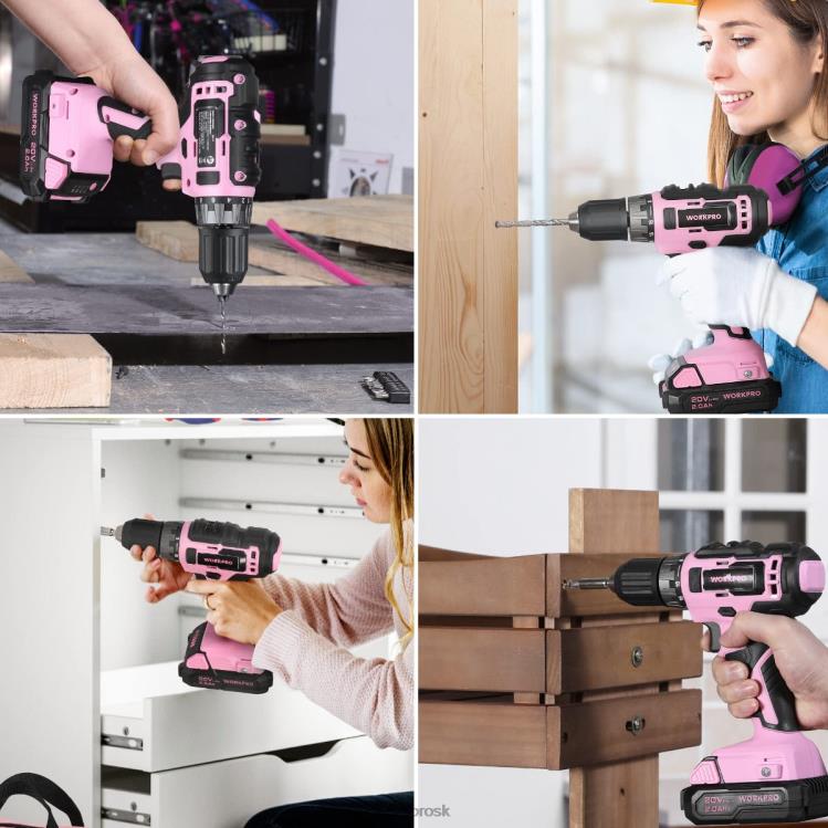 WORKPRO157-dielna súprava akumulátorovej vŕtačky s 20 V akumulátorovým lítium-iónovým akumulátorom B2HZ259 nástroj
