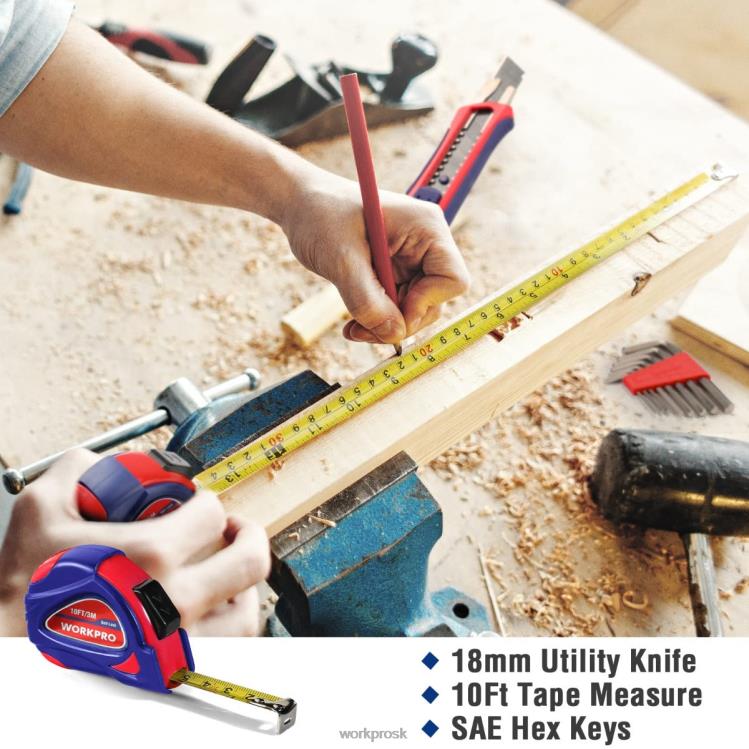 WORKPRO35 dielna súprava domáceho náradia s úložným boxom na náradie B2HZ246 nástroj