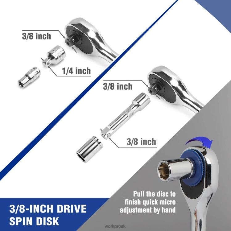 WORKPRO39 ks súprava náradia na mechaniku nástrčného kľúča so skrinkou na náradie metrický a sae B2HZ310 nástroj