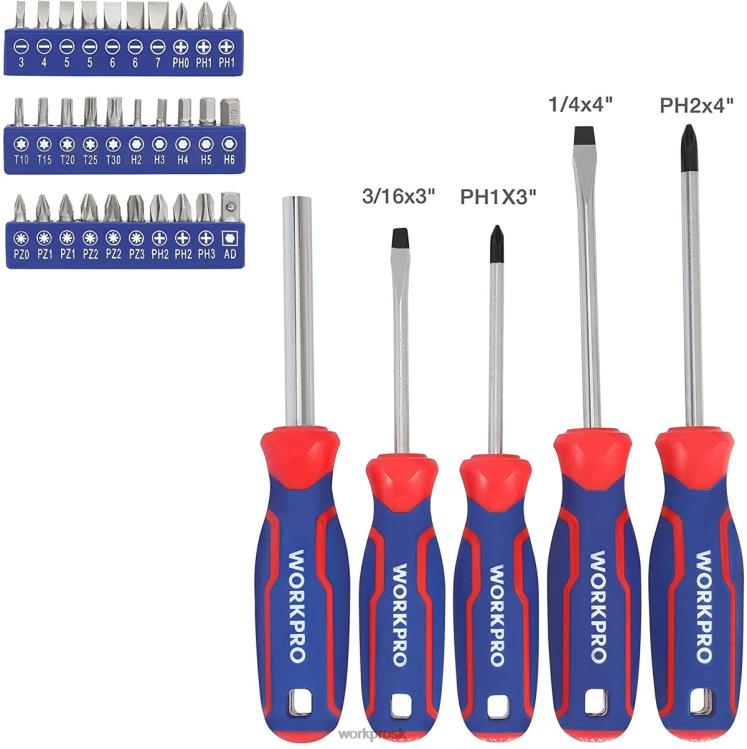 WORKPRO87-dielna sada mechanického náradia, súprava ručného náradia s úložným boxom na náradie B2HZ305 nástroj