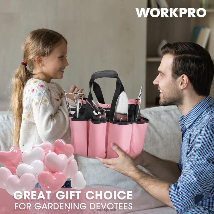 WORKPROzáhradné náradie 7 dielna sada, nerezové vysokovýkonné záhradné náradie B2HZ252 nástroj